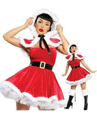 Women Cute Santa Costume - Sins & Temptations