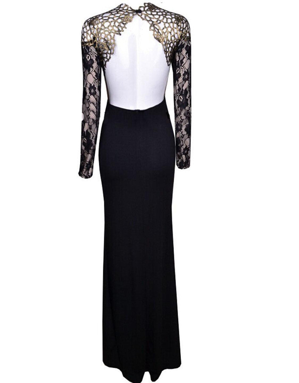 See Thru Floral Gown Dress for Weddings & Parties - Sins & Temptations