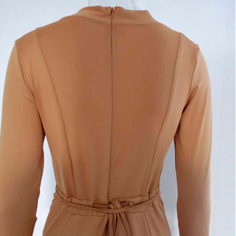 New Style Long Sleeve Maxi Elegant Woman Fashion Dress Robe - Sins & Temptations