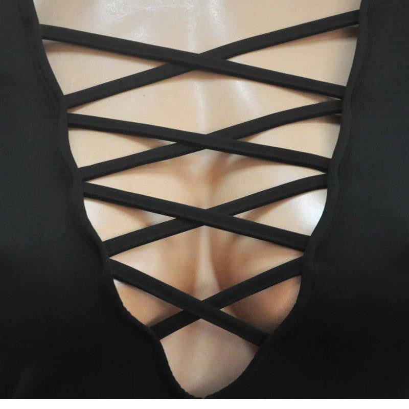 Vestidos Cotton Women Tie Up Summer Bodycon Party Dress - Sins & Temptations