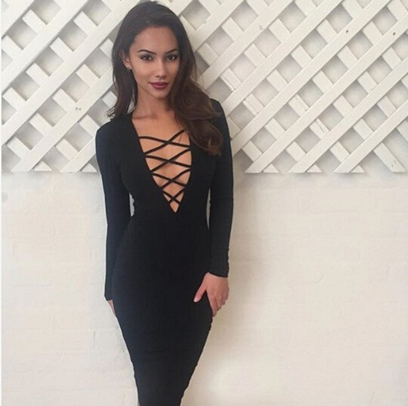 Vestidos Cotton Women Tie Up Summer Bodycon Party Dress - Sins & Temptations
