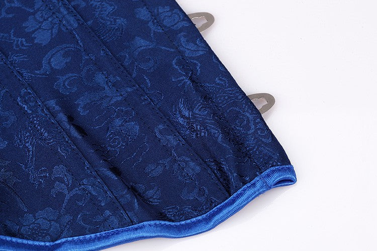 Overbust Corset Tops Satin Boned Back Lace Closure Corsets - Sins & Temptations