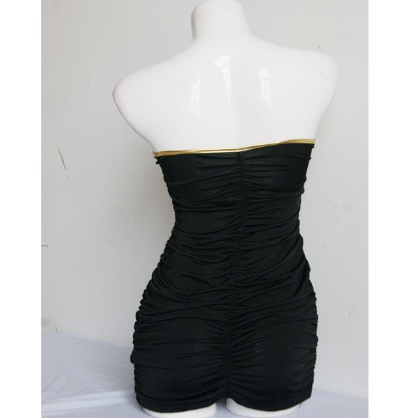 Sexy Lady White Black Red Sleeveless Cocktail Sexy Dress - Sins & Temptations