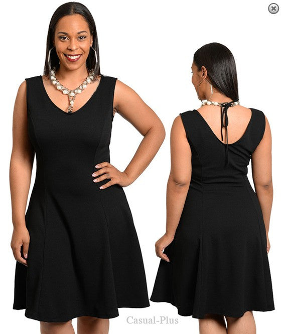 Elegant XXL Hot Sale Sexy Women Deep-V Dress - Sins & Temptations