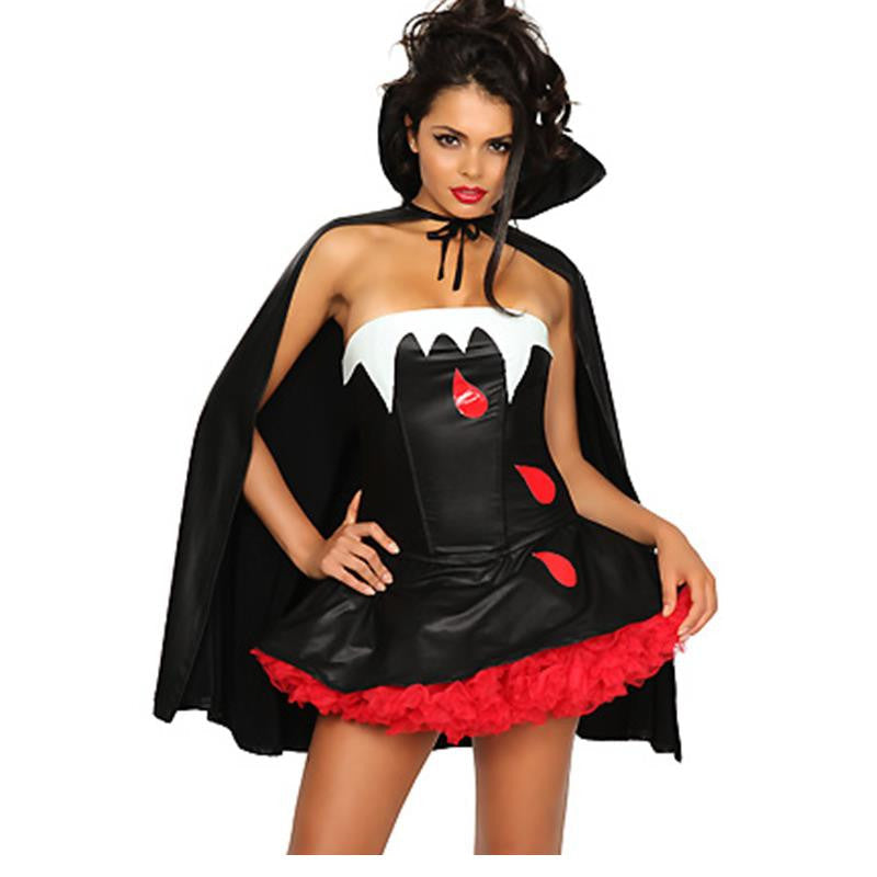Sexy Female Vampire Fancy Dress Costume - Sins & Temptations