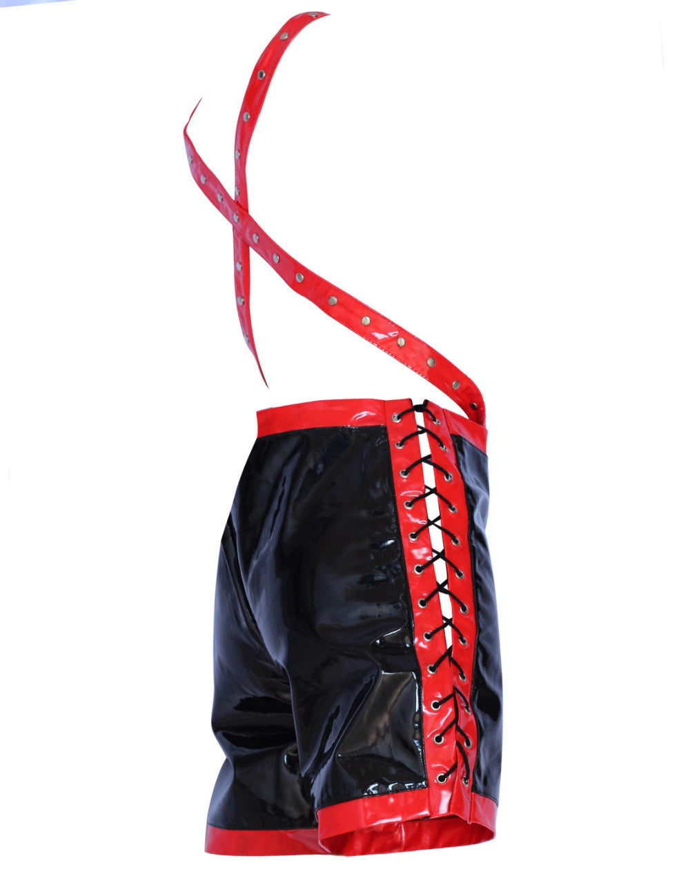 Mens Sexy Vinyl Lingerie Set - Sins & Temptations