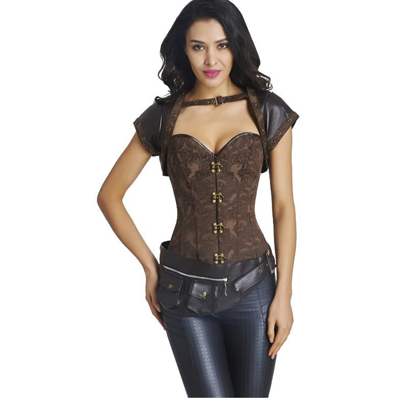 Hot Sexy Waist Corset With Belt - Sins & Temptations