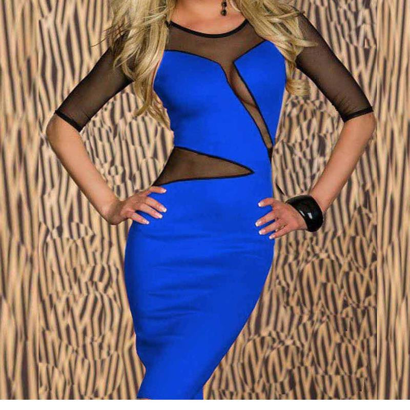 Mesh Split Fashion Midi club wear Dress - Sins & Temptations