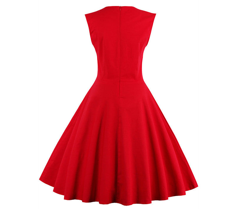 Women Casual Evening Party Sleeveless One Piece Dress - Sins & Temptations