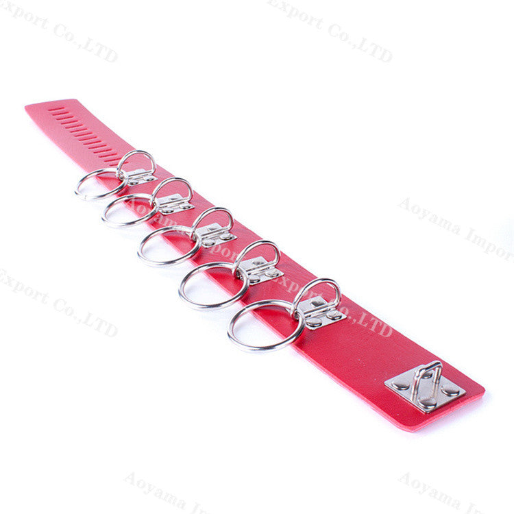 Erotic PU Leather Neck Collar Choker - Sins & Temptations