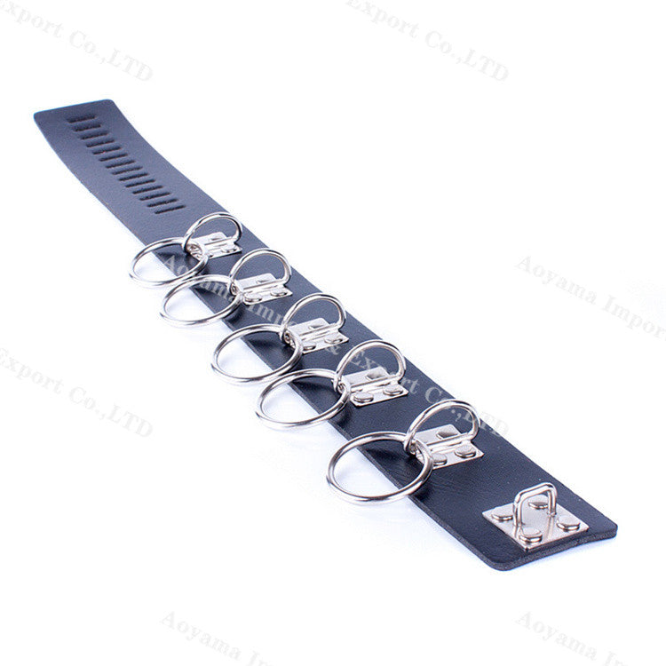 Erotic PU Leather Neck Collar Choker - Sins & Temptations