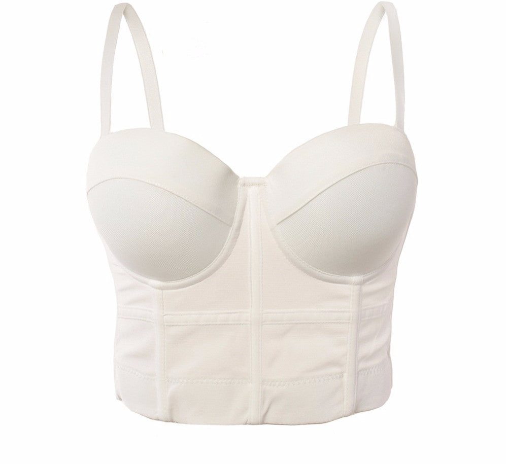 Fashion Mesh Push Up Bralet Women's Corset Bustier Bra Night Club Party Cropped Top - Sins & Temptations