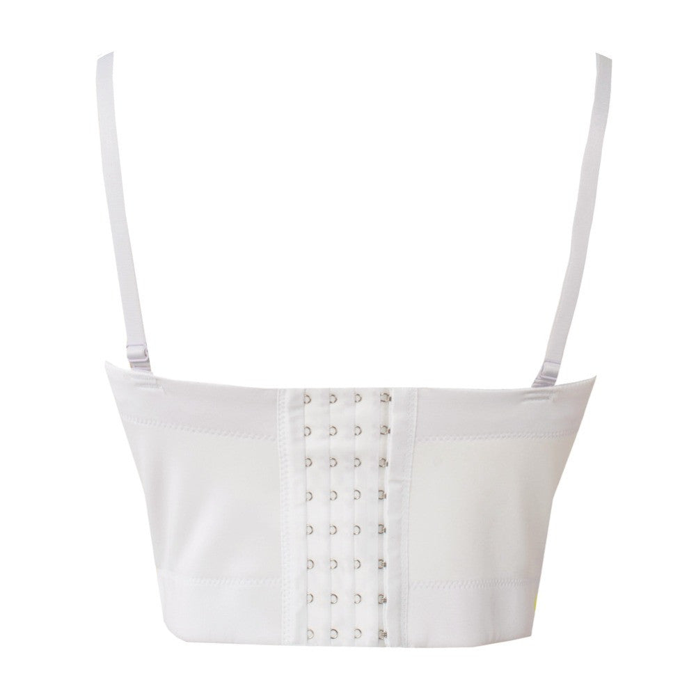 Fashion Geometric Women's Push Up Bustier Wedding Party Corset Cropped Top - Sins & Temptations