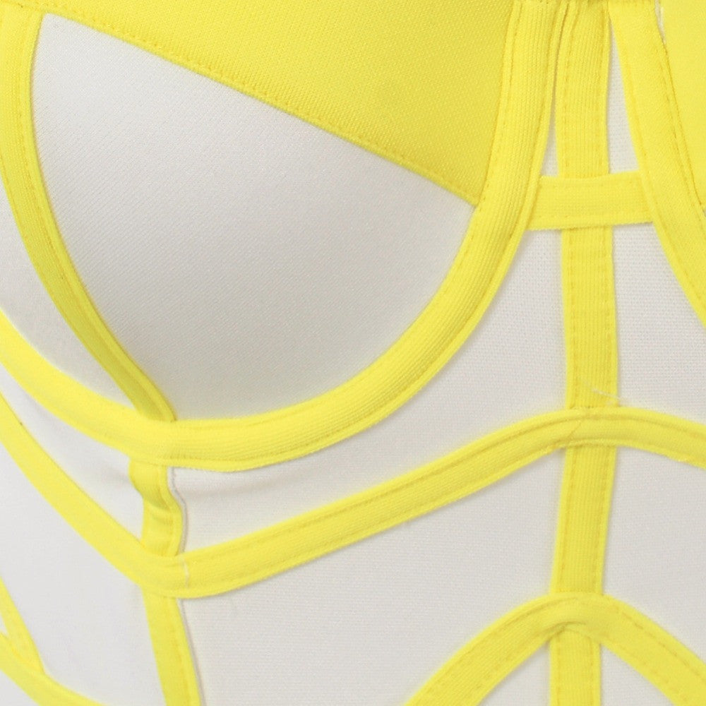 Fashion Geometric Women's Push Up Bustier Wedding Party Corset Cropped Top - Sins & Temptations