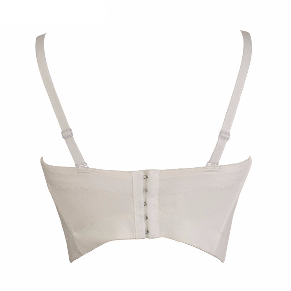 Basic Smooth Spandex Push Up Bralet Women's Bustier Bra Cropped Top Vest - Sins & Temptations