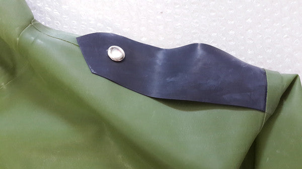 Army Green Pure Latex male bodysuit rubber catsuits - Sins & Temptations