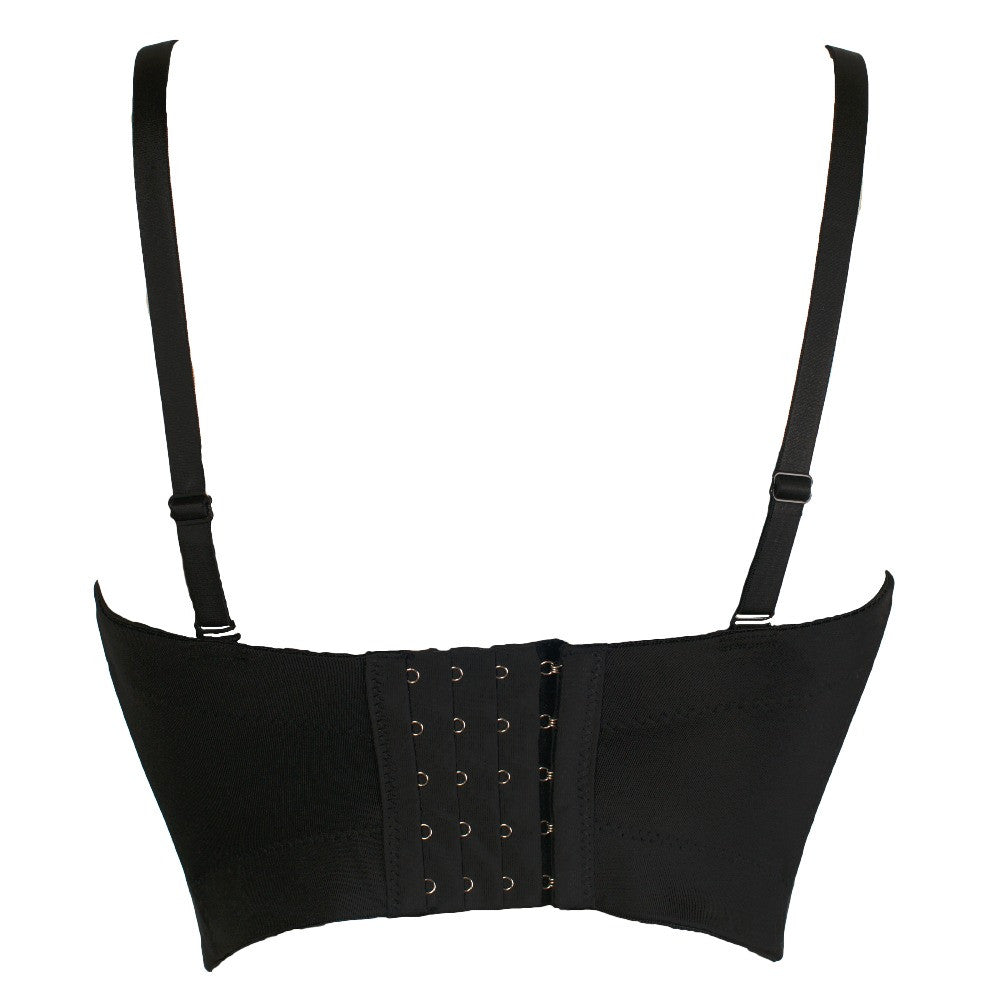 Luxury Hand-made Glass Pearls Jewel Diamond Bralete Bustier Bra Cropped Top - Sins & Temptations