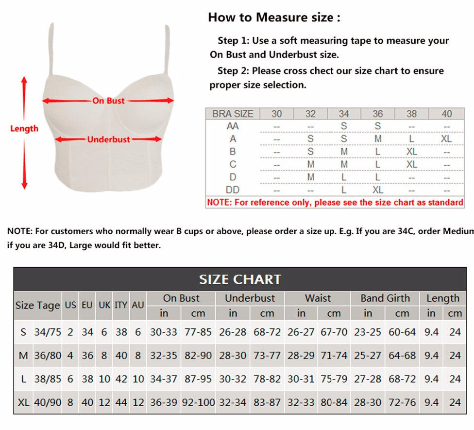 Hand-made Beaded Rhinestone Bustier Pearls Push Up Night Club Bralette - Sins & Temptations