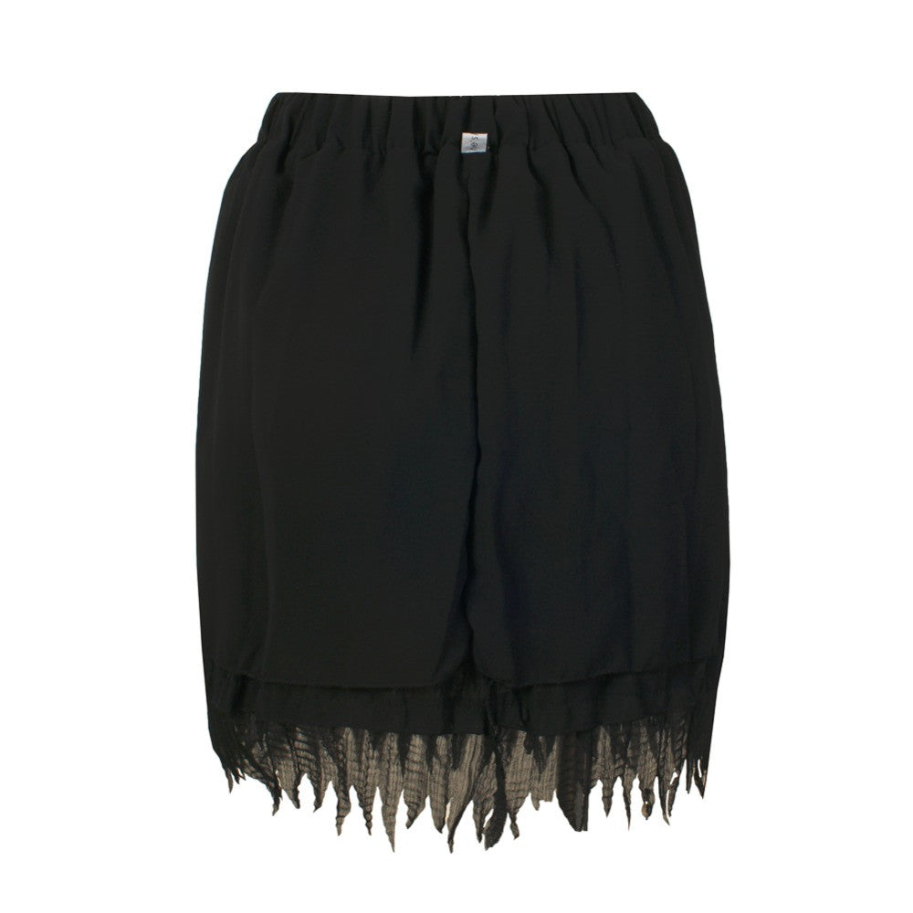 Chiffon Feather Shape High-end Diamond Bead Women's Party Wedding Straight Mini Skirt - Sins & Temptations