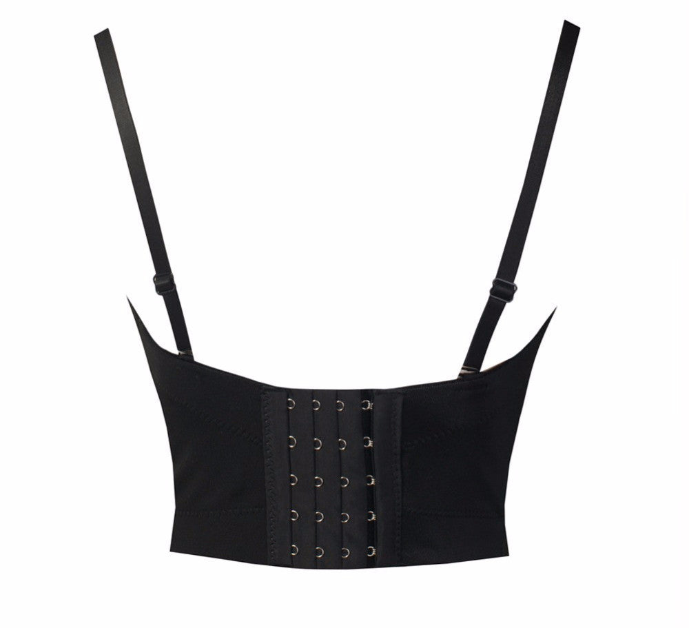 New White Pearls Bralete Party Wedding Bustier Bra Cropped Top Vest - Sins & Temptations