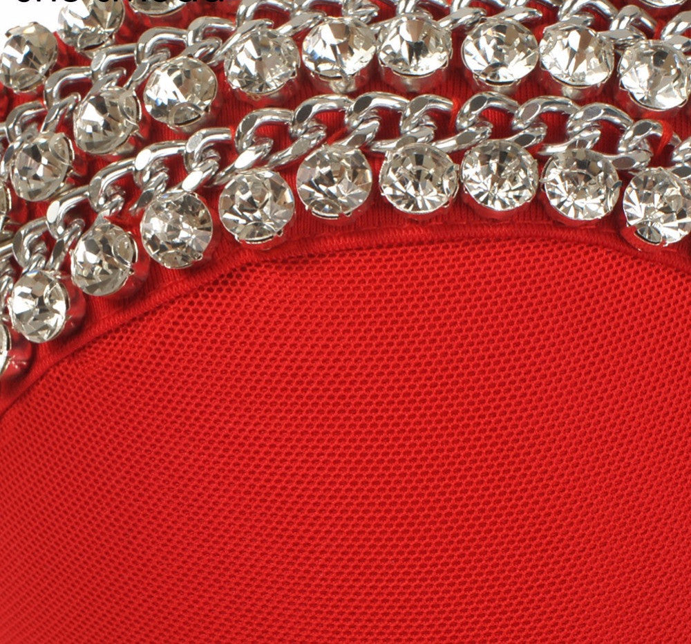 Luxury Jewel Diamond Chain Bralete Bustier Bra Cropped Top Vest - Sins & Temptations