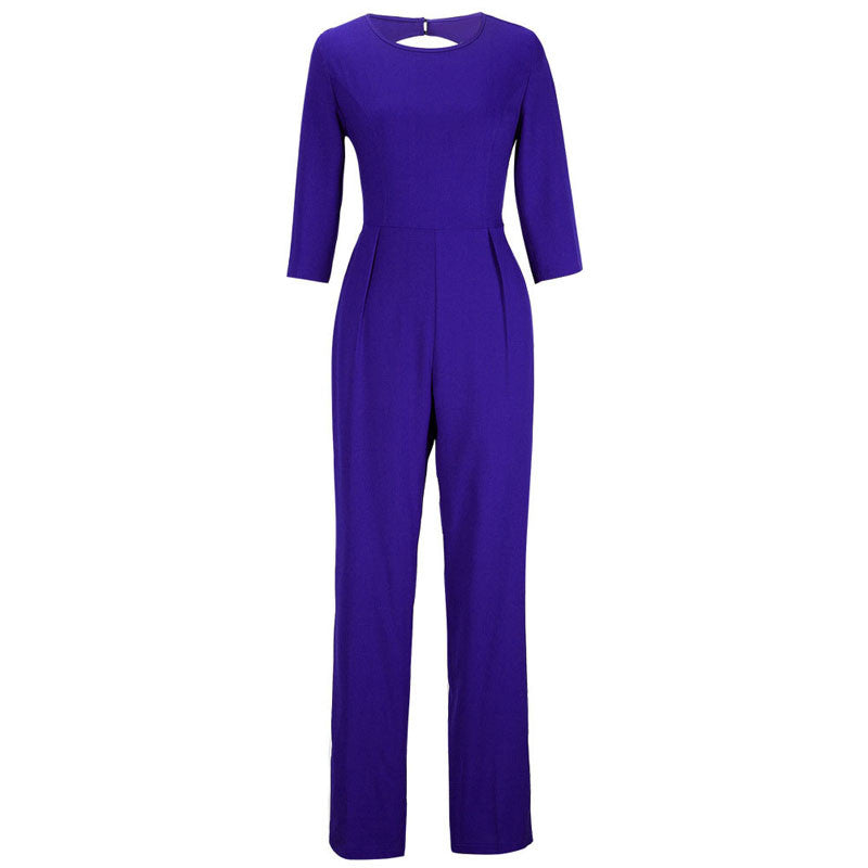 Top Fashion Brand Jumpsuit Summer Sexy Backless Bodysuit Long Sleeve Elegant Rompers - Sins & Temptations