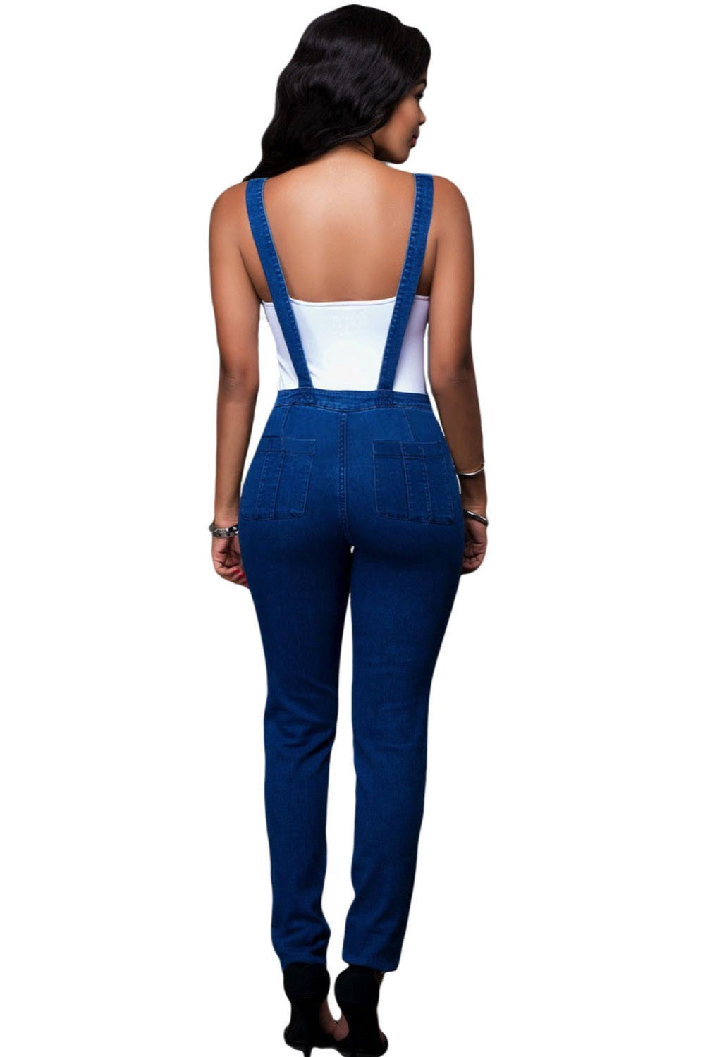 Denim Jumpsuit Zipper Romper - Sins & Temptations