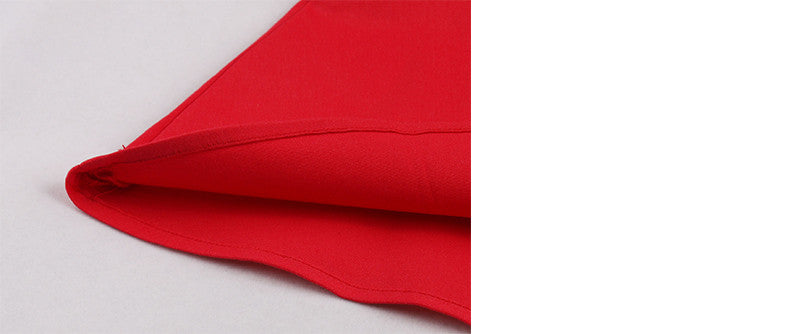 Elegant Red Dress Stretchy Cotton Plus Size Party Prom Swing Feminino Vestidos - Sins & Temptations
