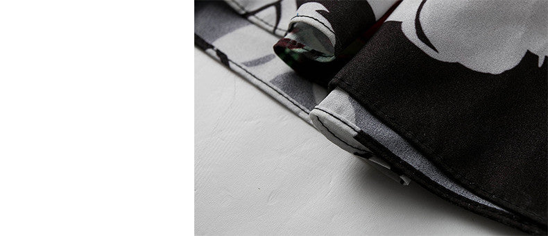 European Sexy Vintage Dress Women Fashion V-Neck Swing Dress Elegant Summer Retro Dress - Sins & Temptations