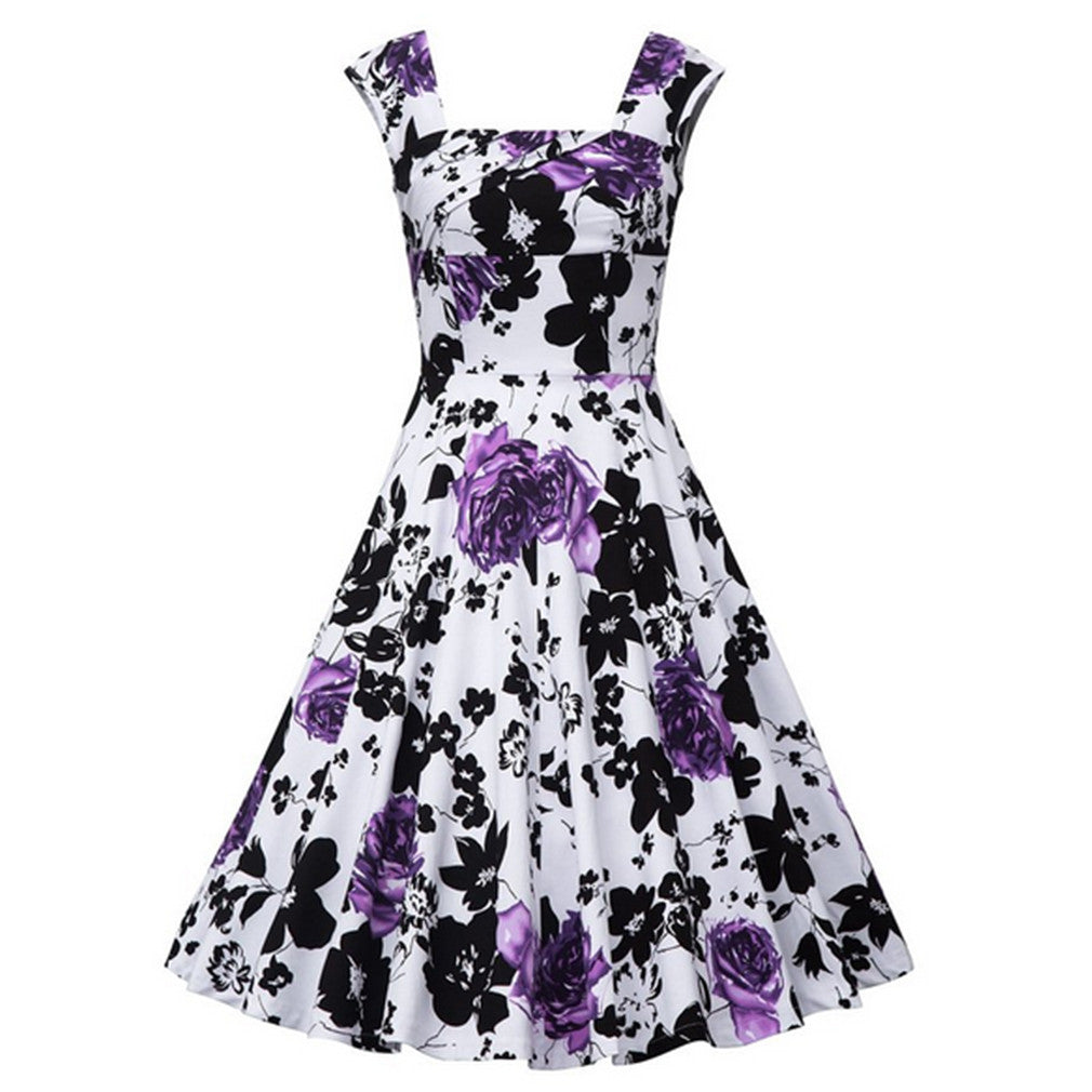 Plus Size Summer Dress Rockabilly Wedding Party Casual Dress Vestidos - Sins & Temptations