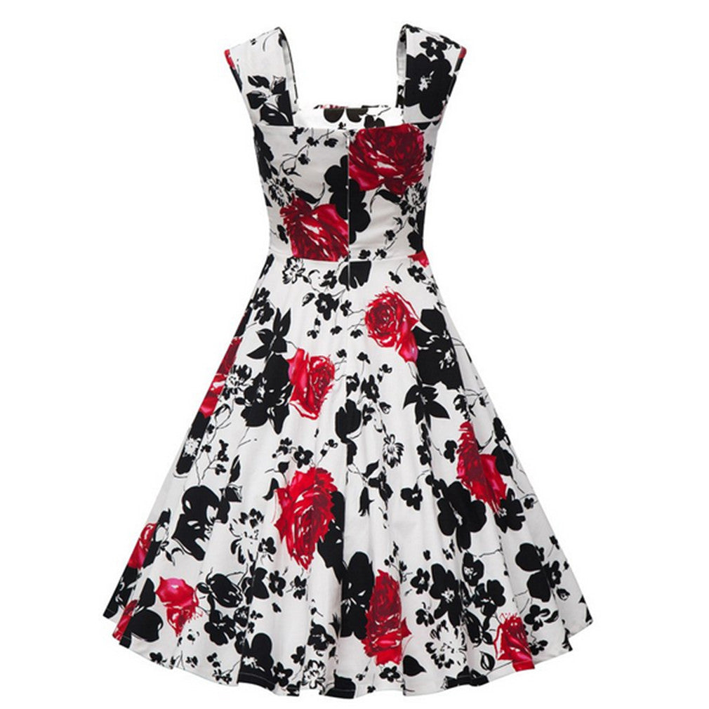 Plus Size Summer Dress Rockabilly Wedding Party Casual Dress Vestidos - Sins & Temptations