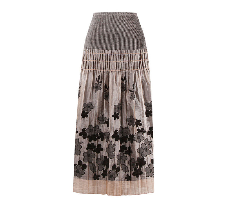 Women's Summer Dress Floral Strapless Casual Retro Bohemian Beach Dress Vestidos - Sins & Temptations