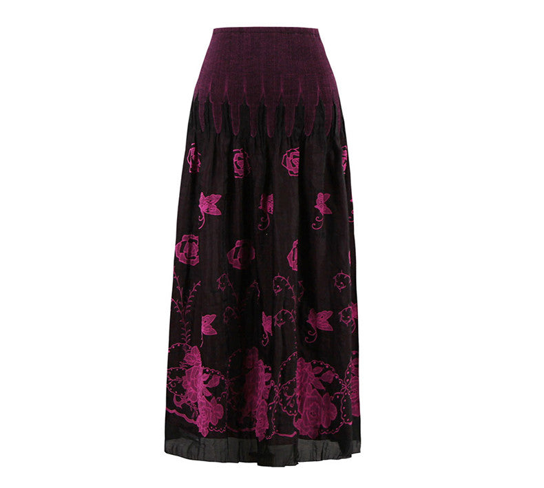 Women's Summer Dress Floral Strapless Casual Retro Bohemian Beach Dress Vestidos - Sins & Temptations