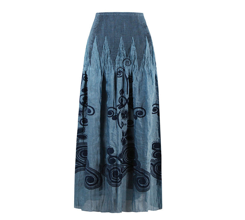 Women's Summer Dress Floral Strapless Casual Retro Bohemian Beach Dress Vestidos - Sins & Temptations