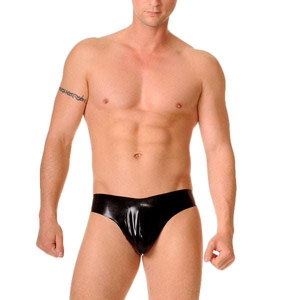 Sexy Pure Latex Briefs Men's Rubber Latex G-String T-Back - Sins & Temptations