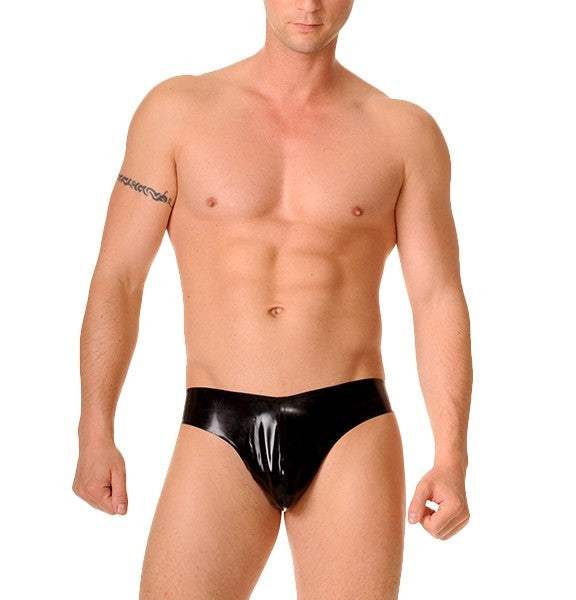 Sexy Pure Latex Briefs Men's Rubber Latex G-String T-Back - Sins & Temptations