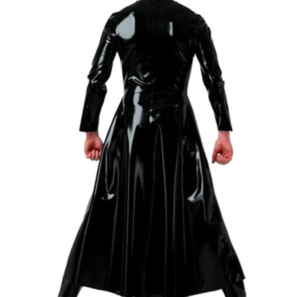 Rubber Pure latex wind coat , latex long jacket for men - Sins & Temptations