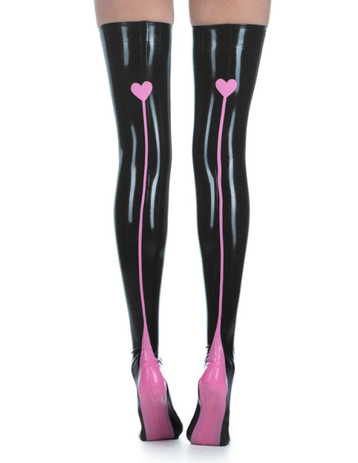 High Quality Pure Latex Rubber Stockings Sexy Tight Leggings - Sins & Temptations
