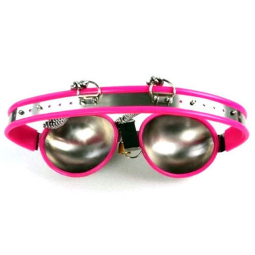 Steel silicone bra sexy lingerie chastity bra woman fetish wear - Sins & Temptations