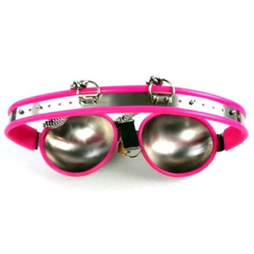 Steel silicone bra sexy lingerie chastity bra woman fetish wear - Sins & Temptations