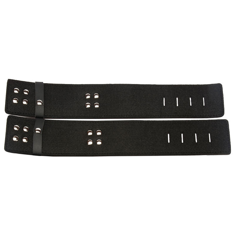 Leather Ankle Cuffs Stainless Steel Spreader Bar Bdsm Fetish - Sins & Temptations