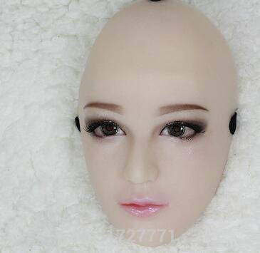 Handmade silicone Half Sexy Female Face Doll Mask - Sins & Temptations