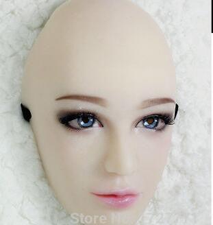 Handmade silicone Half Sexy Female Face Doll Mask - Sins & Temptations