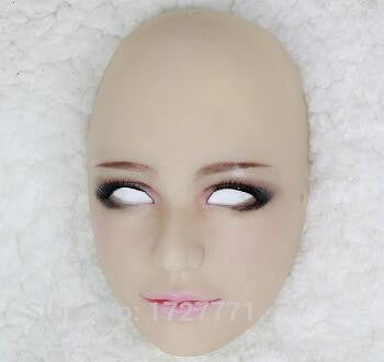 Handmade silicone Half Sexy Female Face Doll Mask - Sins & Temptations
