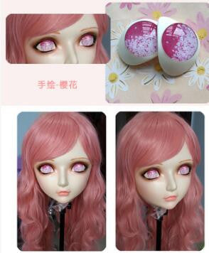 Female Sweet Girl Resin Half Head Doll Mask - Sins & Temptations
