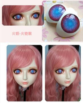 Female Sweet Girl Resin Half Head Doll Mask - Sins & Temptations