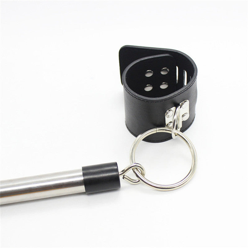 High Quality Pu leather Stainless Steel Spreader Bar Bondage With Hand cuffs And Ankle Cuffs - Sins & Temptations