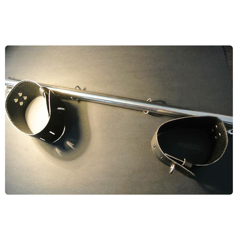 High Quality Pu leather Stainless Steel Spreader Bar Bondage With Hand cuffs And Ankle Cuffs - Sins & Temptations