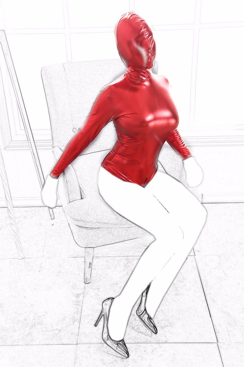 Red BDSM Bondage Restraints Erotic chastity Lingerie - Sins & Temptations