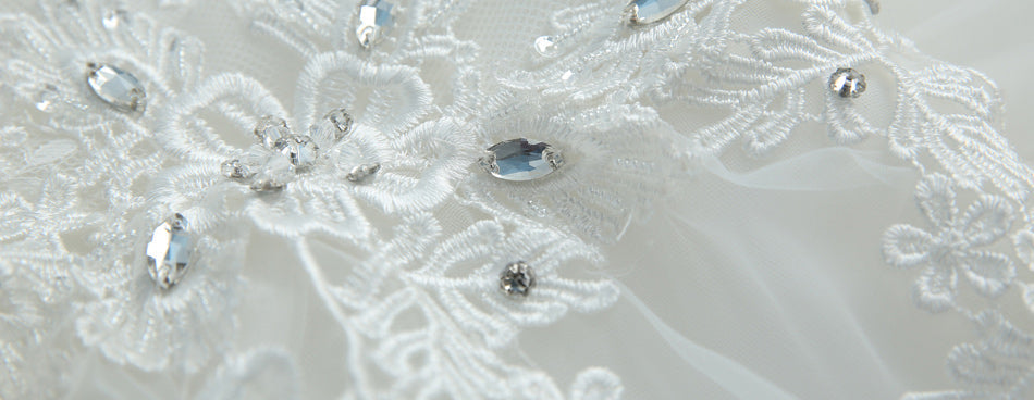 White sequined batwing sleeve women princess bridesmaid banquet party wedding bridal dress gown